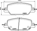 Sada brzdovch destiek BREMBO ‐ BRE P28097