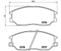 Sada brzdovch destiek BREMBO ‐ BRE P30028