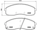 Sada brzdovch destiek BREMBO ‐ BRE P30058