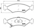 Sada brzdovch destiek BREMBO ‐ BRE P30062