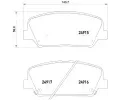 BREMBO Sada brzdovch destiek ‐ BRE P30065