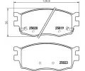 Sada brzdovch destiek BREMBO ‐ BRE P30069