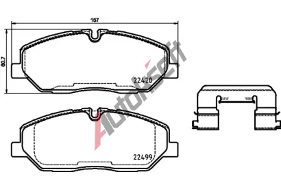 BREMBO Sada brzdov�ch desti�ek BRE P 30 084, BRE P30084