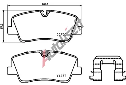 BREMBO Sada brzdov�ch desti�ek BRE P 30 085, BRE P30085
