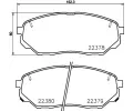 BREMBO Sada brzdovch destiek ‐ BRE P30086