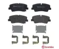 BREMBO Sada brzdových destiček BRE P 30 089, BRE P30089