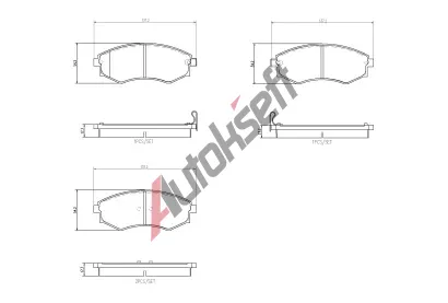BREMBO Sada brzdovch destiek PRIME LINE BRE P30097, P 30 097