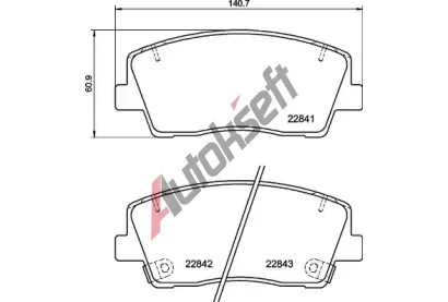 BREMBO Sada brzdovch destiek DIRECTIONAL BRAKE PADS BRE P30108, P 30 108
