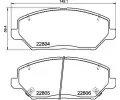 BREMBO Sada brzdovch destiek ‐ BRE P30110