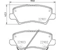 Sada brzdovch destiek BREMBO ‐ BRE P30111