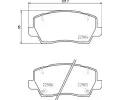 Sada brzdovch destiek BREMBO ‐ BRE P30114