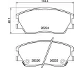 Sada brzdovch destiek BREMBO ‐ BRE P30121E