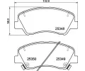 BREMBO Sada brzdovch destiek ‐ BRE P30122
