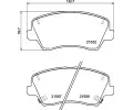 BREMBO Sada brzdovch destiek ‐ BRE P30123