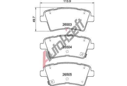 BREMBO Sada brzdov�ch desti�ek PRIME LINE BRE P30147, P 30 147
