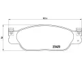 BREMBO Sada brzdovch destiek - kotouov brzda ‐ BRE P36012