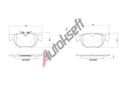 BREMBO Sada brzdov�ch desti�ek BRE P36039, P 36 039