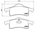 Sada brzdovch destiek BREMBO ‐ BRE P37006