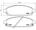 Sada brzdovch destiek BREMBO ‐ BRE P37010