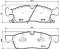 Sada brzdovch destiek BREMBO ‐ BRE P37015