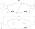 Sada brzdovch destiek BREMBO ‐ BRE P37017X