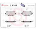 Sada brzdovch destiek BREMBO ‐ BRE P37020