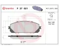 Sada brzdovch destiek BREMBO ‐ BRE P37021