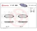 Sada brzdovch destiek BREMBO ‐ BRE P37026