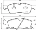 BREMBO Sada brzdovch destiek ‐ BRE P37027