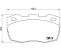 Sada brzdovch destiek BREMBO ‐ BRE P44015