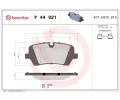 Sada brzdovch destiek BREMBO ‐ BRE P44021