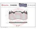 BREMBO Sada brzdovch destiek XTRA LINE - Ceramic ‐ BRE P44023NX
