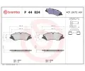 Sada brzdovch destiek BREMBO ‐ BRE P44024