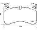 Sada brzdovch destiek BREMBO ‐ BRE P44029
