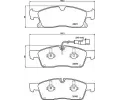 Sada brzdovch destiek BREMBO ‐ BRE P48001