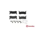 BREMBO Sada brzdovch destiek BRE P49021, P 49 021