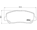 Sada brzdovch destiek BREMBO ‐ BRE P49045X