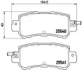 Sada brzdovch destiek BREMBO ‐ BRE P49047X
