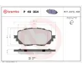 BREMBO Sada brzdovch destiek ‐ BRE P49054