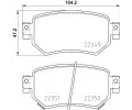 Sada brzdovch destiek BREMBO ‐ BRE P49059