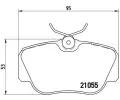 Sada brzdovch destiek BREMBO ‐ BRE P50011