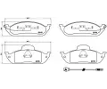 Sada brzdovch destiek BREMBO ‐ BRE P50039