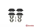 BREMBO Sada brzdovch destiek - kotouov brzda BRE P50058, P 50 058