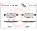 BREMBO Sada brzdovch destiek - kotouov brzda ‐ BRE P50063