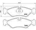 BREMBO Sada brzdovch destiek - kotouov brzda ‐ BRE P50081