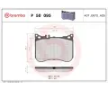 Sada brzdovch destiek BREMBO ‐ BRE P50095