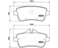 Sada brzdovch destiek BREMBO ‐ BRE P50099