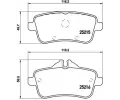 Sada brzdovch destiek BREMBO ‐ BRE P50101