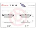 Sada brzdovch destiek BREMBO ‐ BRE P50102X