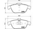 BREMBO Sada brzdovch destiek ‐ BRE P50104